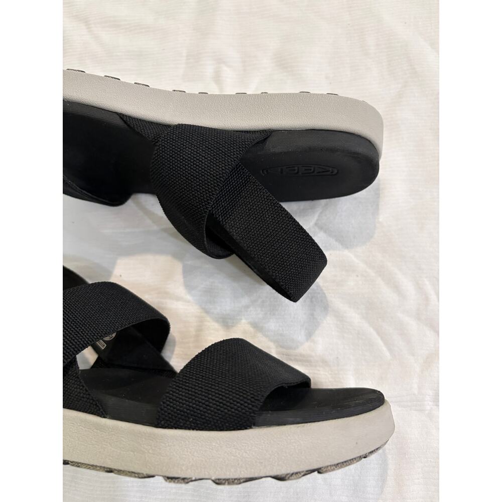 Keen Elle Backstrap Sandals Womens Size 10 Black Stretch Gore Platform 1022620 - Picture 9 of 15